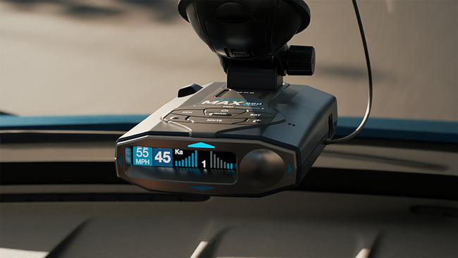 ESCORT MAX 360 MKII Mounted Windshield Close-up slide gallery image