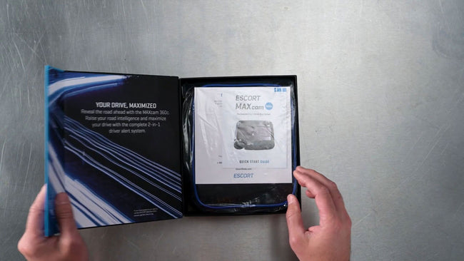 ESCORT MAXcam 360c Unboxing Video Thumbnail Image