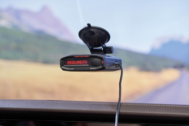 ESCORT Redline 360c Mounted Windshield Cord Slide Image