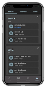 ESCORT DriveSmarter App Multi-Device Management Smart Phone