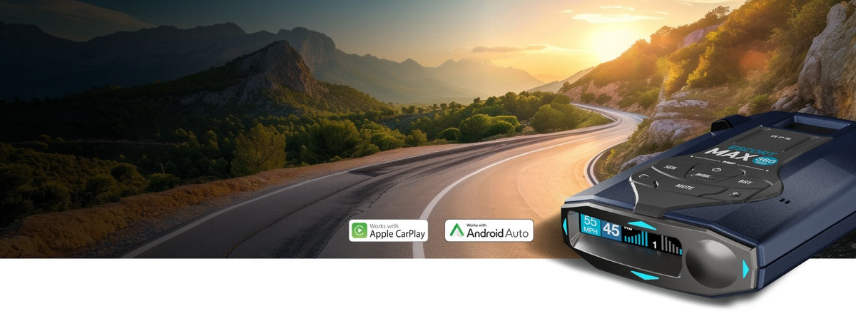 MAX 360 MKII Escort Radar Detector desktop banner