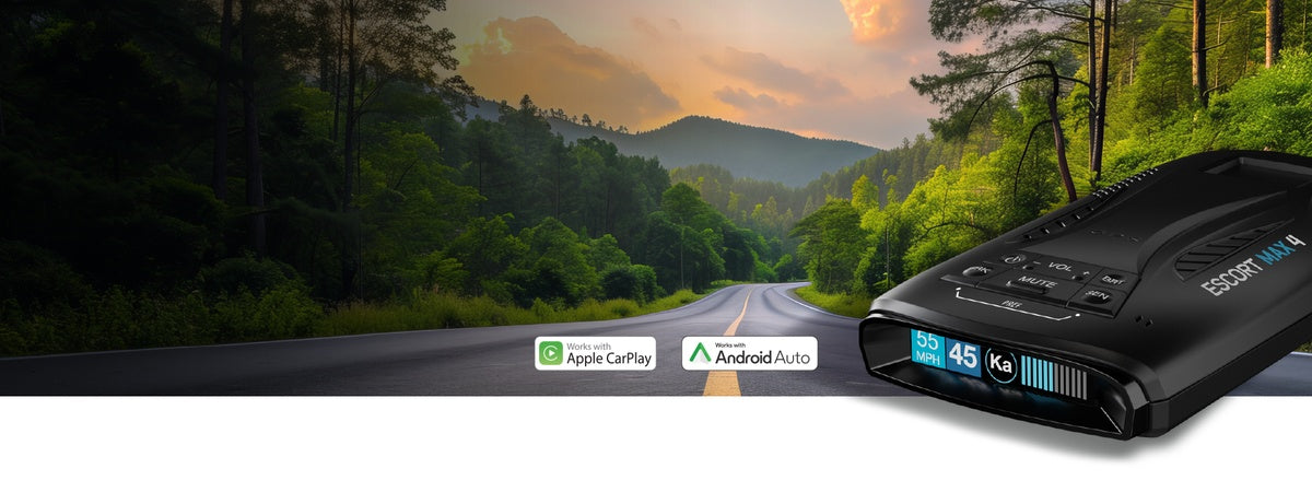 MAX 4 Escort Radar Detector desktop banner