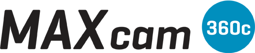 MAXcam 360c Product Logo Black