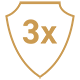 Custom Install Triple protection icon